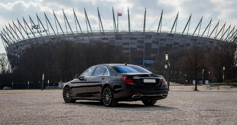 Mercedes-Benz Klasa S cena 240500 przebieg: 166000, rok produkcji 2017 z Bielsk Podlaski małe 154